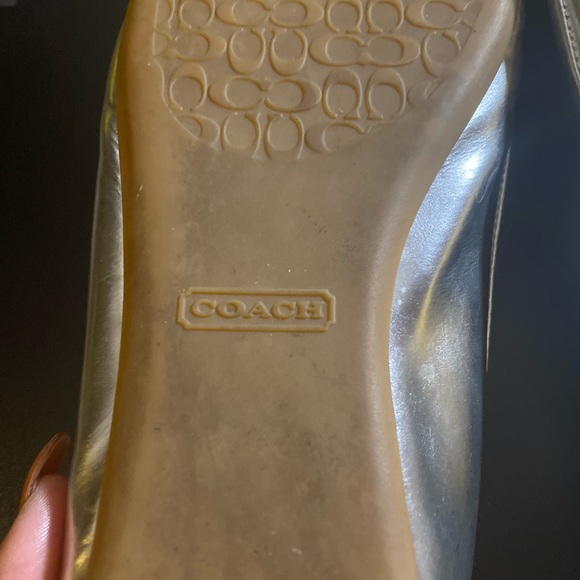 Coach Aerin Silver flats - Picture 4 of 4